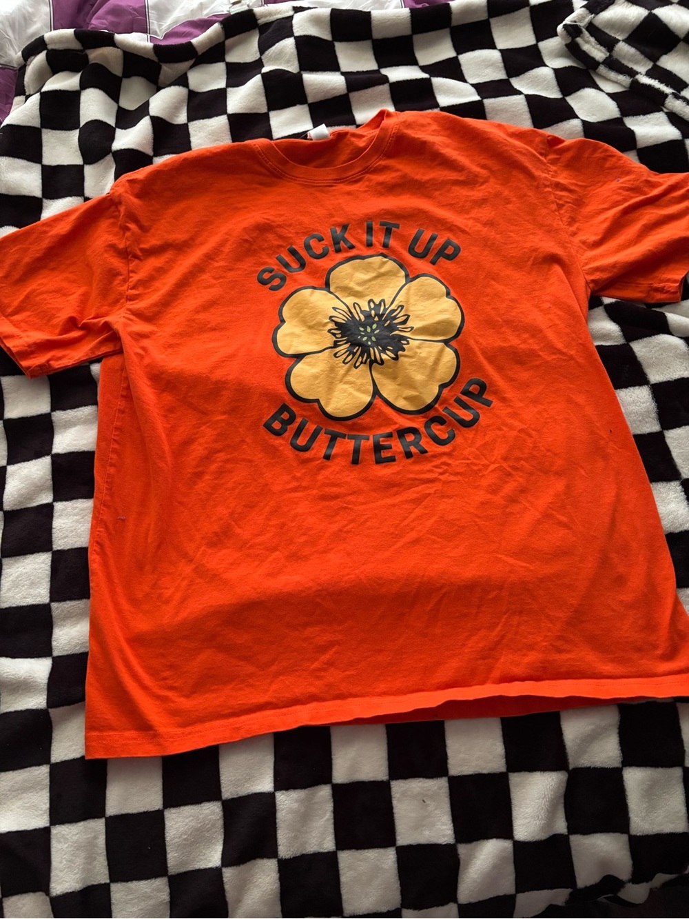 Women’s 2xl orange suck it up buttercup tshirt